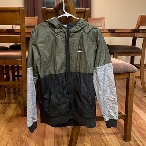 Black/army green/grey Women’s PINK Jacket Size Medium/large